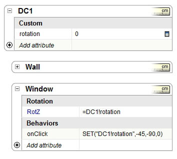 Component attributes