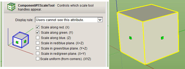 Scale tool imitation example